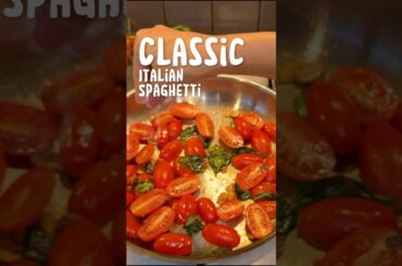 Simple yet incredible pasta recipe - olive oil infused with Garlic and basil#shorts#shortsfeed