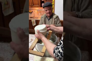 How ricotta is actually made! #cheese #shorts