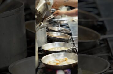 Cooking Black Pasta Aglio Olio at The Daily Catch Waterfront