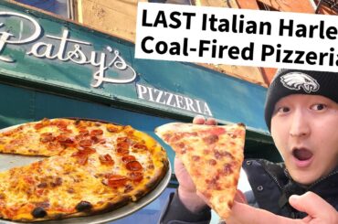Harlem's LAST Old-School Pizzeria! Coal-Fired Pizza at Patsy's Pizzeria