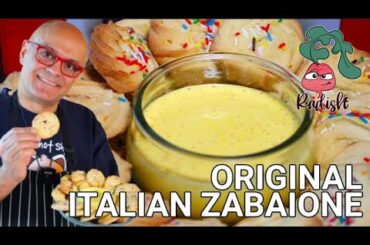 ORIGINAL ITALIAN ZABAIONE RECIPE AND COOKIES FOR HOLIDAYS