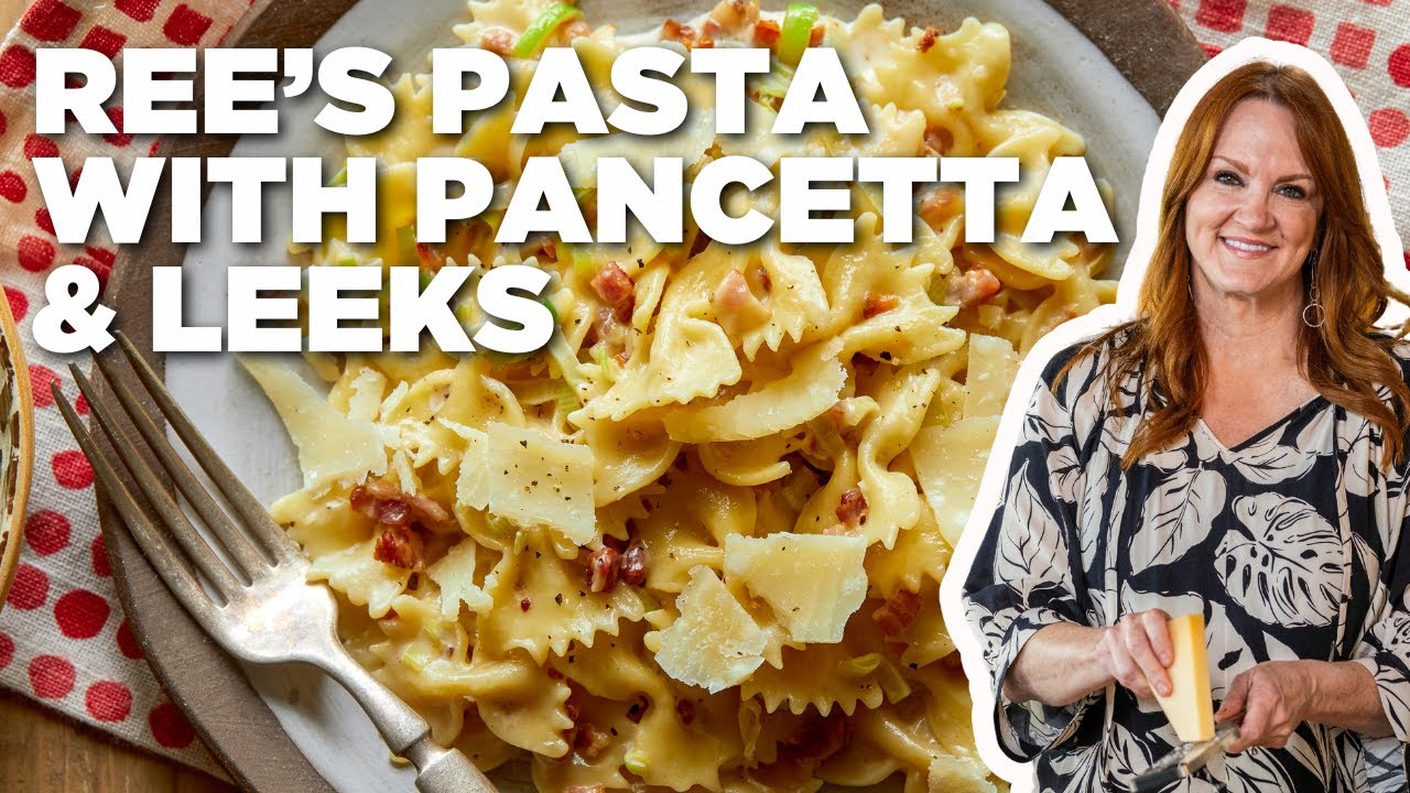 Ree Drummond’s Pasta with Pancetta and Leeks | The Pioneer Woman | Food Network Ree Drummond's Pasta with Pancetta and Leeks | The Pioneer Woman | Food Network