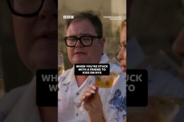Amanda & Alan share a glass of wine - BBC