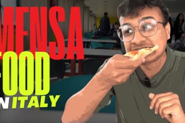 You Won't Believe The FREE FOOD You Get At Italy's University Mensa Canteen! I ESU DSU ERSU ERGO