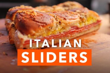 Italian Sliders Recipe | Chef Tom X All Things BBQ