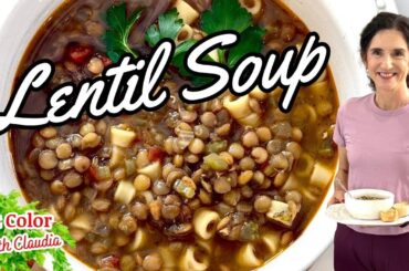 Simple Italian Lentil Soup: Easy, Healthy, and Perfect for Any Day! @eatcolor