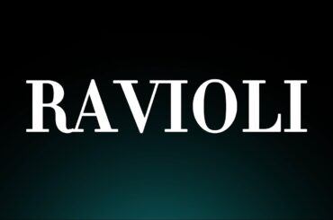 Learn How to Pronounce 'Ravioli'! The Pronunciation Guide (Italian Cuisine Pronunciation)