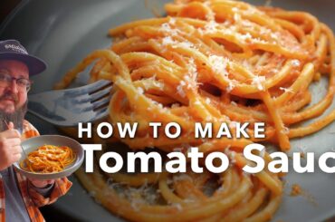 How to Make Tomato Sauce | Chef Tom X All Things Barbecue