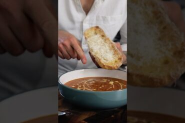 I am OBSESSED with this Spicy Italian Tomato Soup #shorts