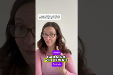 Learn and use these common Italian words that end with MENTE #learnitalian