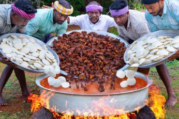 CHICKEN 65 IDLI | Fried Chicken Idli Recipe Cooking In Village | Idli Cooking with Chicken Recipe