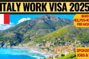 Italy Work Visa Process 2025 | Italy Work Permit | Get Sponsored Jobs in Italy | Dream Canada