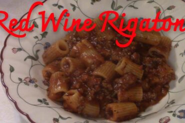 Red Wine Rigatoni