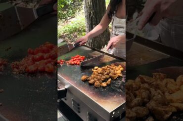 "Unbelievable Blackstone Chicken Pesto Pasta Recipe that Will Change Your Cooking Game!" #shorts