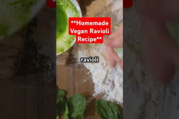 #VeganRavioli #HomemadePasta #PlantBasedCooking #EasyVeganRecipes #ItalianCuisine