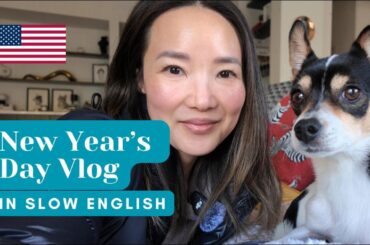 Happy New Year! Slow English vlog: shopping, Italian food, and puppy time!