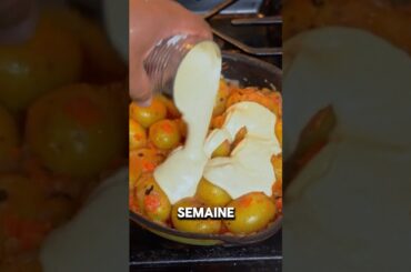 Creamed Potatoes, Red Onions and Fresh Tomatoes - Family Recipe #potatoe #easyrecipe #cooking #cream