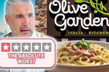 Italian Chef Reviews OLIVE GARDEN Menu