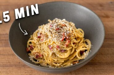Easy Carbonara in 15 Minutes