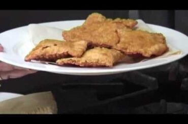 Regional Italian Cuisine Pansarotti Dessert and Pepperoni Salad