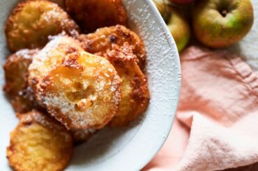 Make soft, tasty APPLE FRITTERS in MINUTES