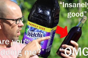 Making Wine from Welch's Grape Juice