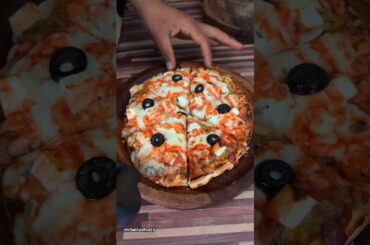pizza order late night 11:30 pm #shorts #pizza #food #minivlog