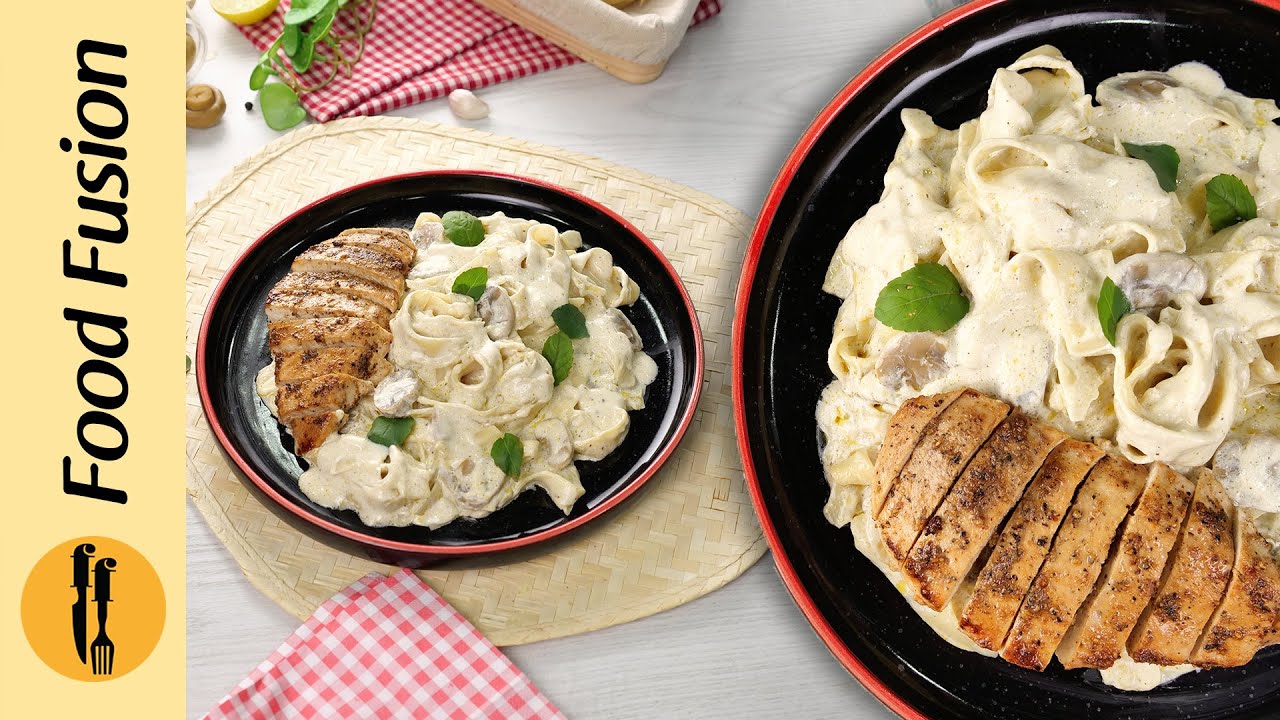 Creamy Fettuccine Alfredo Recipe By Food Fusion Creamy Fettuccine Alfredo Recipe By Food Fusion