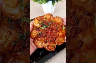 Chicken Sausage bread #bread #pizza #recipe #shorts