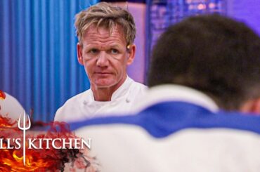 Chef Ramsay FURIOUS as Dropped Dishes & Raw Steaks RUIN Italian Night | Hell's Kitchen Full Service
