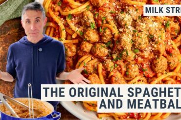 The Original Spaghetti and Meatballs (Are Teeny Tiny)