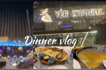 YER ISTANBUL RESTAURANT Eating Only Turkish Food, FAMILY DAY OUT-FAMILY DINNER VLOG #islamabad
