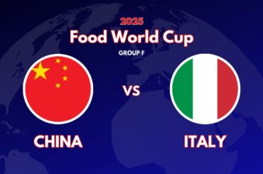 Chinese Roujiamo vs Italian Pizza | 2025 Food World Cup