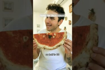 How small is it a 10 cents pizza  slice? #pizza #italian #food #italianfood #foodie