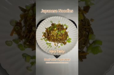 Recipe Japanese -Noodles- Giapponese #saraceno #semplice #Beef with Vegetables