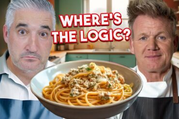 Italian Chef Reacts to Gordon Ramsay's Famous Turkey Pasta
