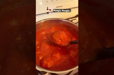 Cooking ITALIAN SAUCE & MEATBALLS on Sunday in Brooklyn NY #italianfood #meatballs #stridewarrior