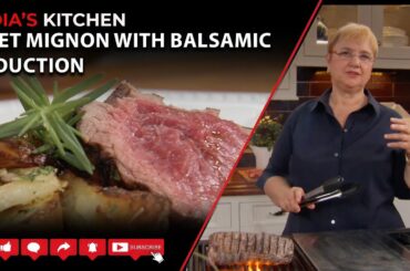 Filet Mignon with Balsamic Reduction