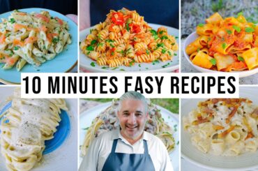 Authentic Italian pasta dishes in 10 minutes! You'll crave them daily!