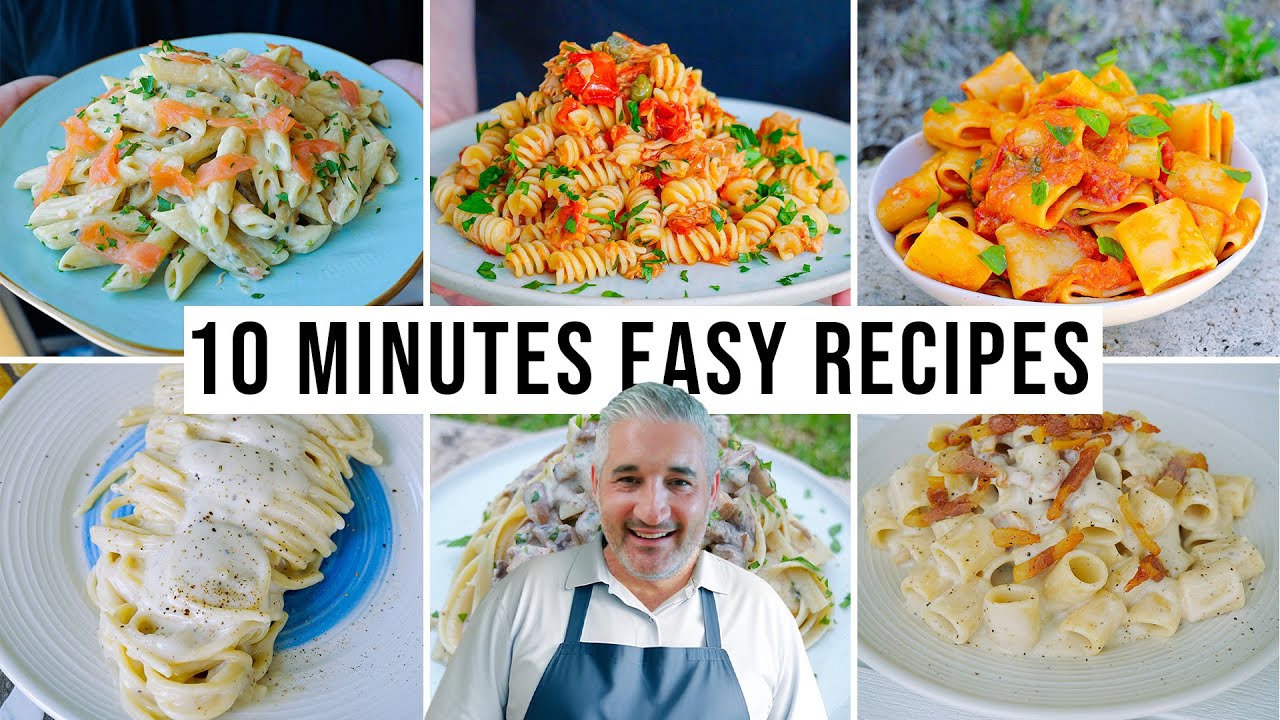 Authentic Italian pasta dishes in 10 minutes! You’ll crave them daily! Authentic Italian pasta dishes in 10 minutes! You'll crave them daily!