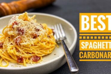 Authentic Spaghetti Carbonara Recipe | Easy & Delicious Italian Pasta | Yam's Kitchen
