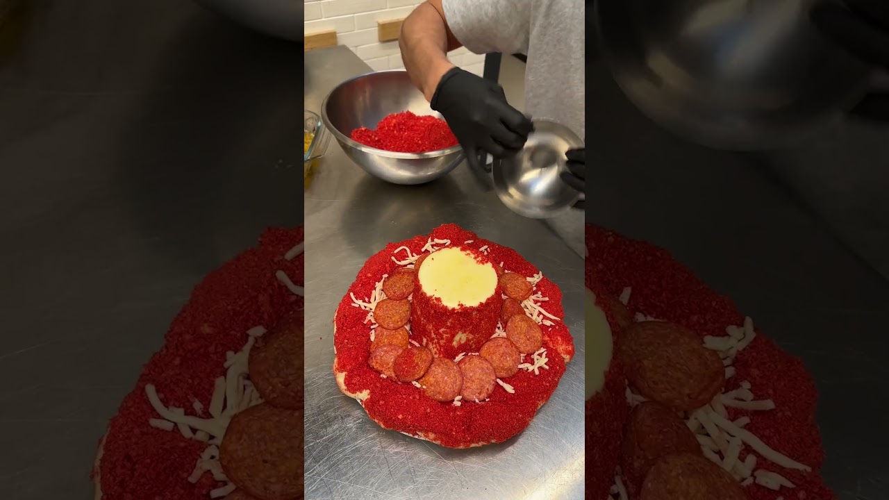 Flamin’ Volcano Pizza #Shorts Flamin' Volcano Pizza #Shorts