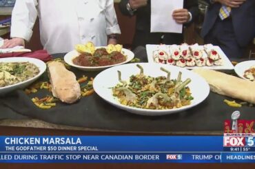 Dinner special at The Godfather