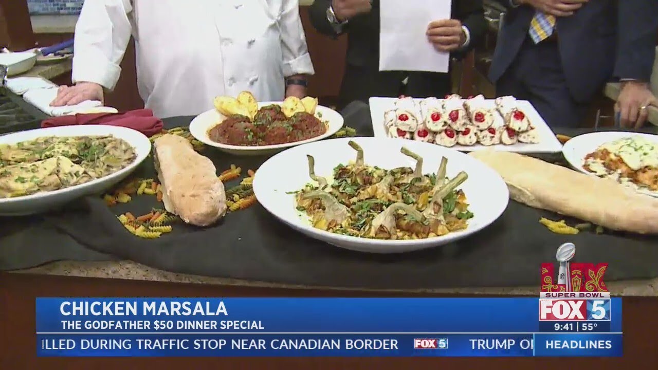 Dinner special at The Godfather Dinner special at The Godfather