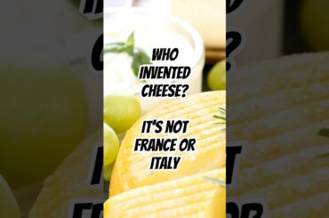 Origin of Cheese. It's Not France or Italy! #foodfacts #foodhistory #cheese #shorts