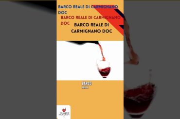 Italian DOC + DOCGs: Barco Reale di Carmignano DOC #italianwine #howtopronounce #italy #shorts