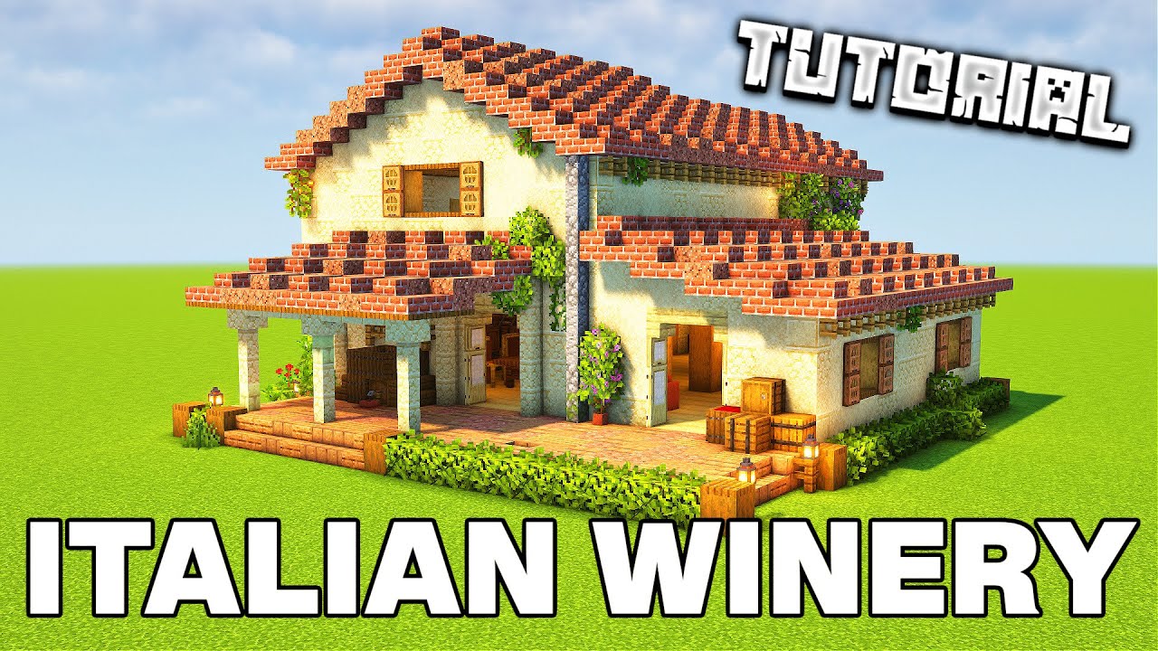 How To Build An Italian Winery | Minecraft Tutorial How To Build An Italian Winery | Minecraft Tutorial