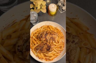 Creamy tomato chicken pasta #pasta #cooking #easyrecipe #shorts