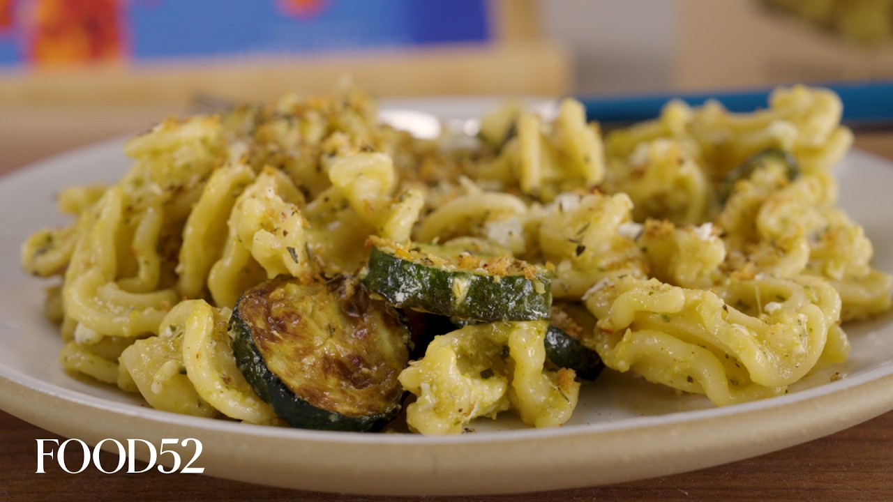 Zucchini and Feta Pasta with Za’atar Pangrattato | Recipe Drop | Food52 Zucchini and Feta Pasta with Za’atar Pangrattato | Recipe Drop | Food52