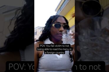 What happens when you can’t read the menu in a foreign country #travellife #followme